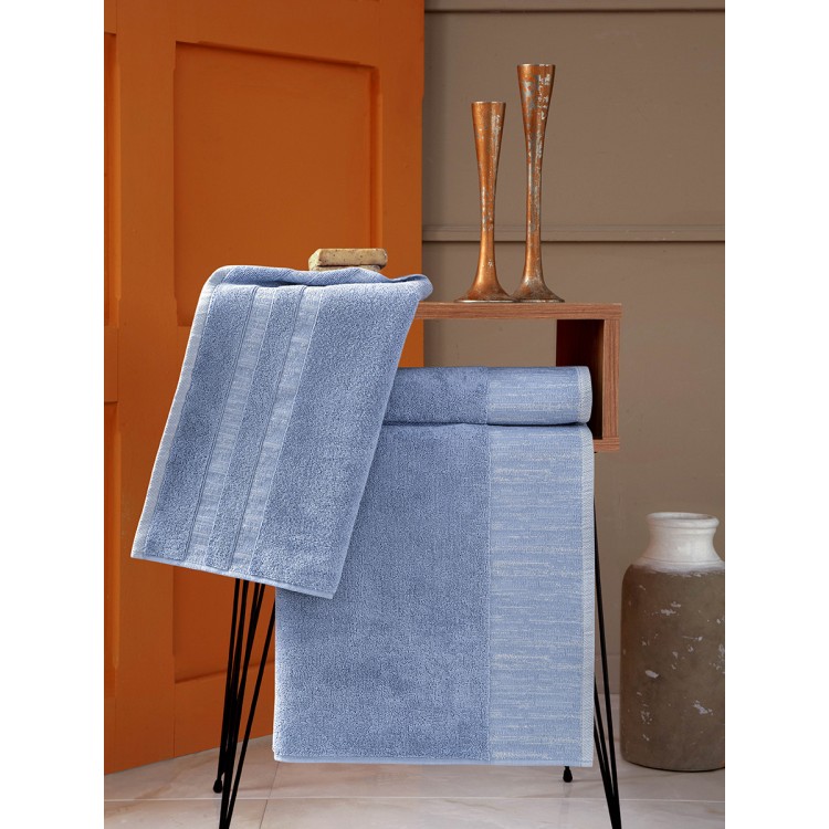 Комплект махровых полотенец "KARNA" MORANO 50x90-70х140 см