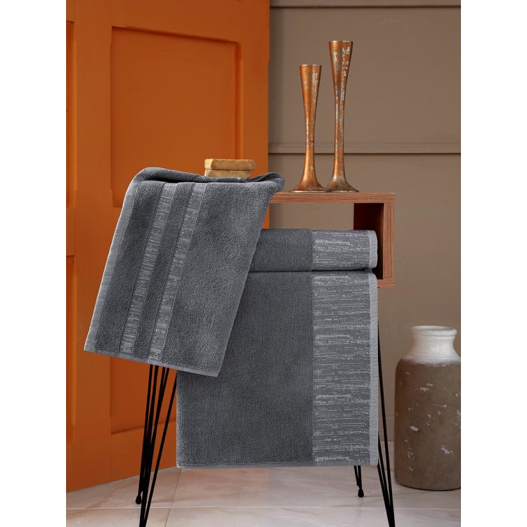 Комплект махровых полотенец "KARNA" MORANO 50x90-70х140 см