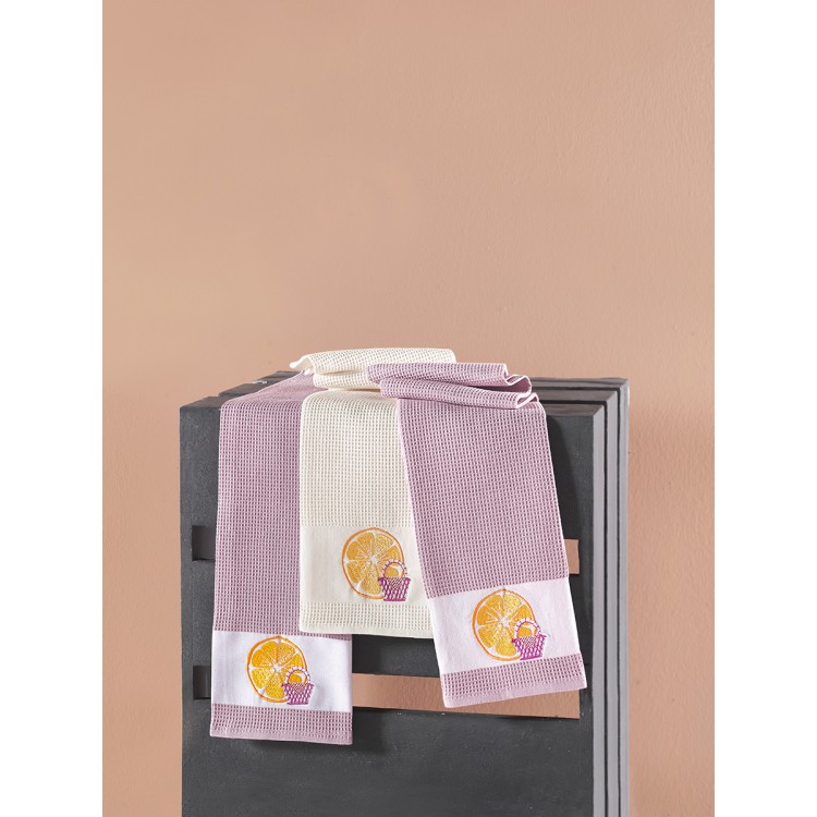 Кухонные полотенца "KARNA" вафельные PANIER 45x65 см 1/3