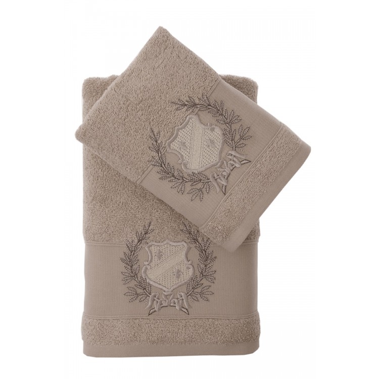 Комплект махровых полотенец "KARNA" DAVIS 50х90*1-70х140*1 см 1/2