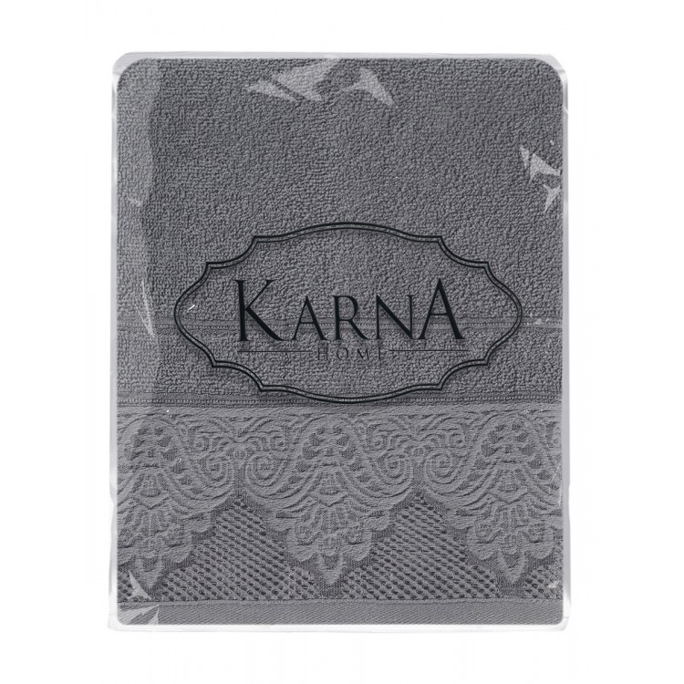 Полотенце махровое "KARNA" жаккард SIESTA (50x90) см 1/1