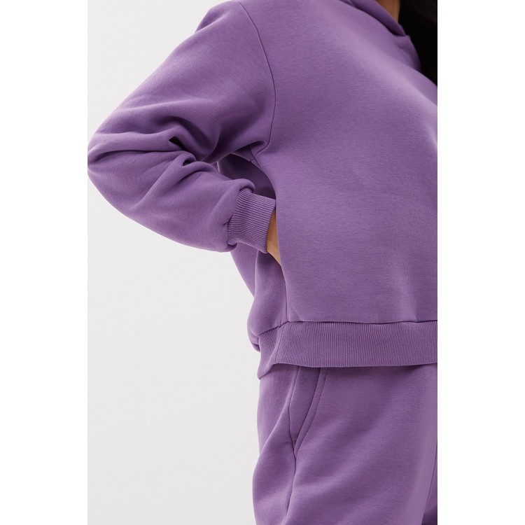 Теплый костюм с начесом Fluffy 1747 сиреневый,  PECHE MONNAIE