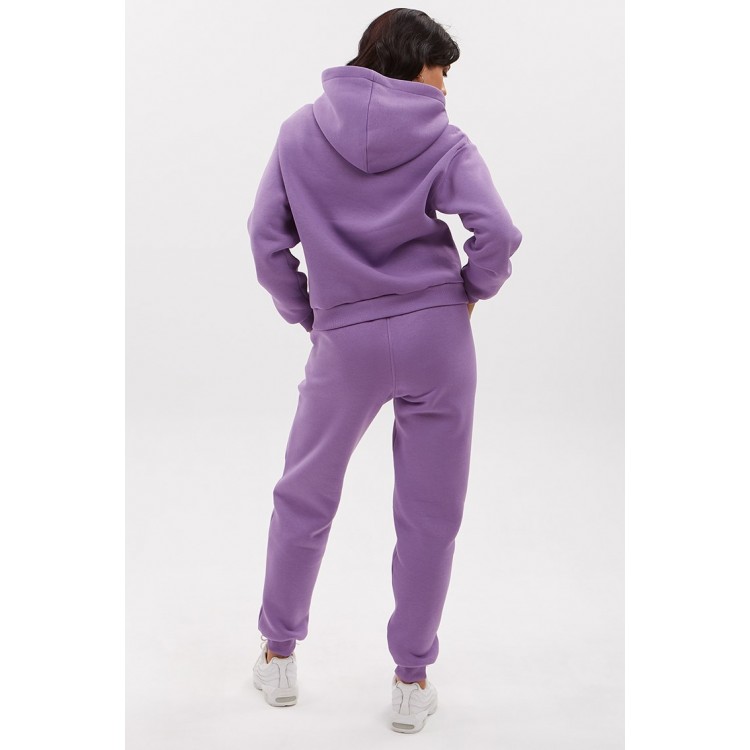 Теплый костюм с начесом Fluffy 1747 сиреневый,  PECHE MONNAIE
