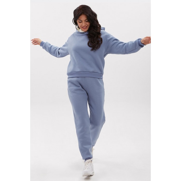 Теплый костюм с начесом Fluffy 1747 фиалковый,  PECHE MONNAIE