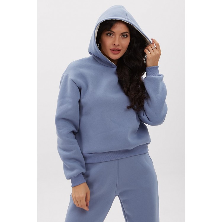 Теплый костюм с начесом Fluffy 1747 фиалковый, PECHE MONNAIE Теплый костюм с начесом Fluffy 1747 фиалковый, PECHE MONNAIE