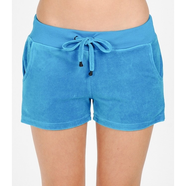 Бирюзовые влюровые шорты 848 turquoise, Еватекс