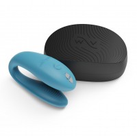 Бирюзовый вибромассажер для пар We-Vibe Sync Go