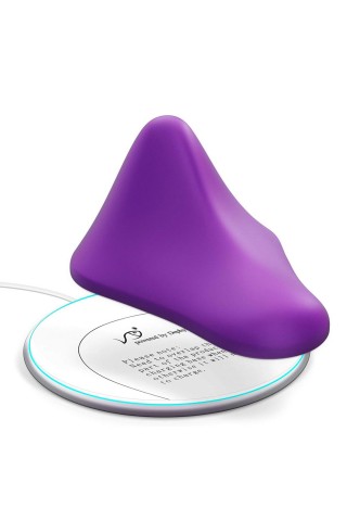 Фиолетовый треугольный вибромассажер Triangle Muscle Massager