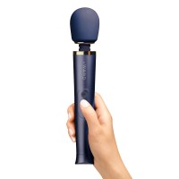 Cиний вибратор Le Wand Petite Rechargeable Vibrating Massager - 25 см.