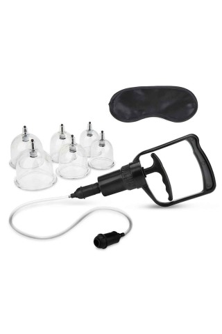 Набор из 6 вакуумных банок с насосом Erotic Suction Cupping Set