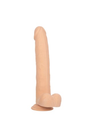 Телесный фаллоимитатор-гигант Size Queen 10" - 30,5 см.