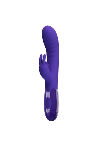 Фиолетовый вибратор-кролик Cerberus-Youth - 20,6 см.
