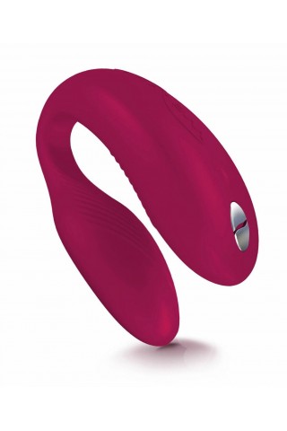 Ярко-розовый вибратор для пар We-Vibe Sync