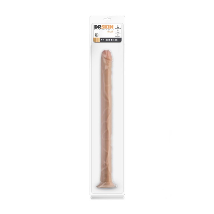 Телесный фаллоимитатор 19 Inch Long Realistic Dildo - 48,3 см.