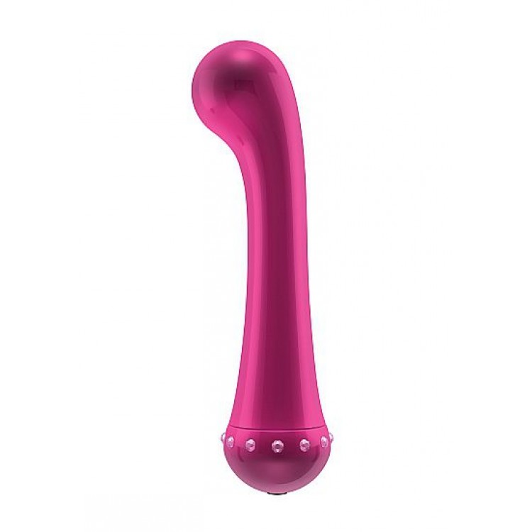 Вибратор для стимуляции точки G The Zircon Pink - 16,7 см.