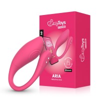 Розовое интерактивное виброяйцо Aria