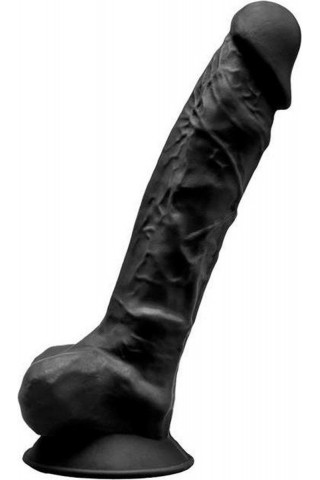 Черный фаллоимитатор SILEXD Model 1 - 20,5 см.