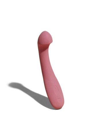 Грязно-розовый вибратор для стимуляции G-точки Arc G-Spot - 19 см.