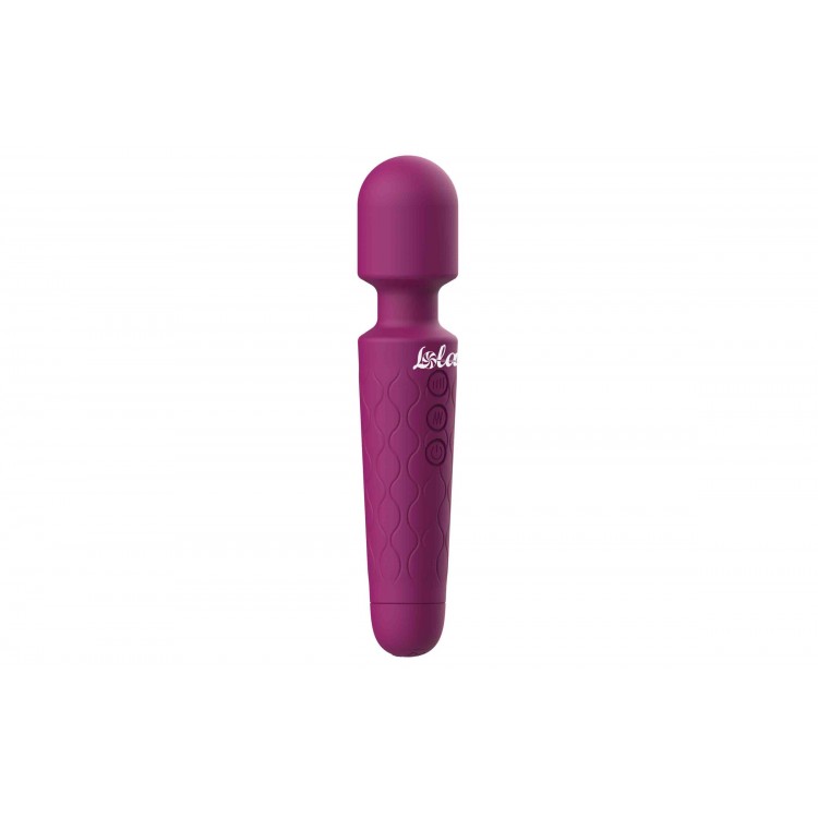 Фиолетовый жезловый вибромассажер Dreaming Wand - 20 см.