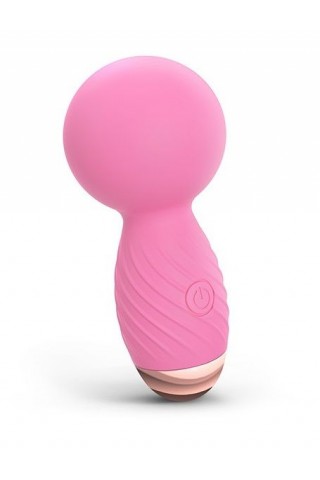 Розовый мини-wand вибратор Itsy Bitsy Mini Wand Vibrator