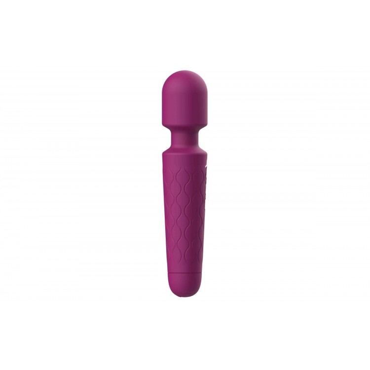 Фиолетовый жезловый вибромассажер Dreaming Wand - 20 см.