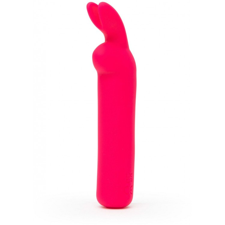 Розовая вибропуля с ушками Rechargeable Rabbit Ears Bullet Vibrator