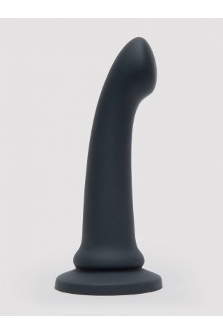 Черный фаллоимитатор Feel It Baby Silicone G-Spot Dildo - 17,8 см.