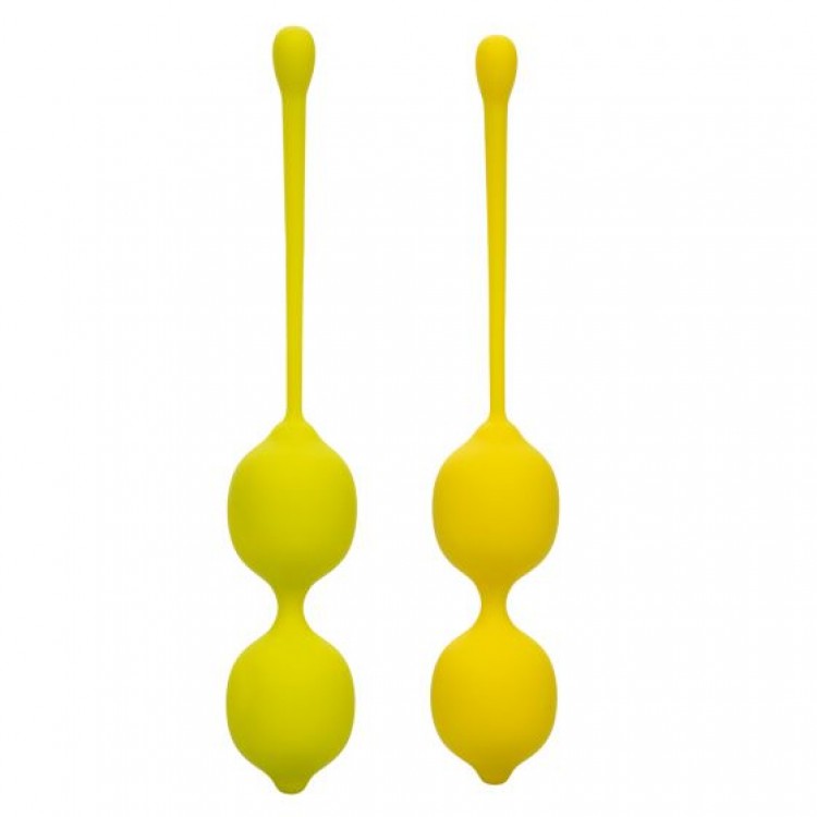 Набор вагинальных шариков-лимонов Kegel Training Set Lemon