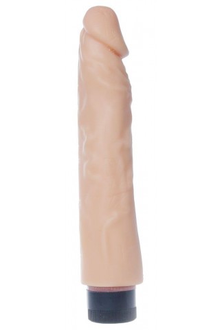 Телесный вибратор Real Skin - 23 см.