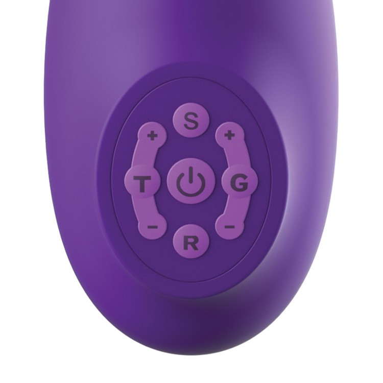 Фиолетовая помпа-вибратор Ultimate Pleasure Pro Plus