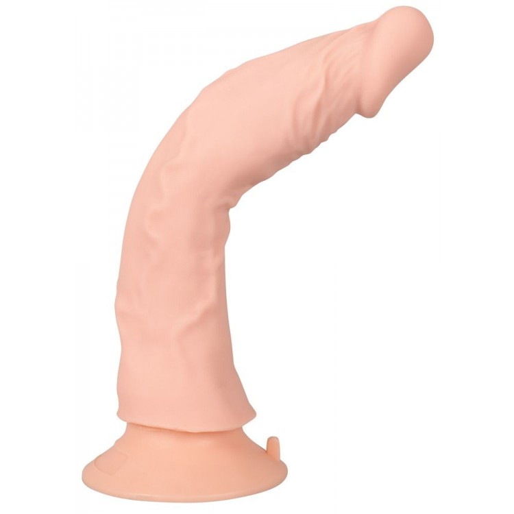 Телесный вибратор на присоске с пультом ДУ Bendable RC Vibrator - 21,5 см. Телесный вибратор на присоске с пультом ДУ Bendable RC Vibrator - 21,5 см.