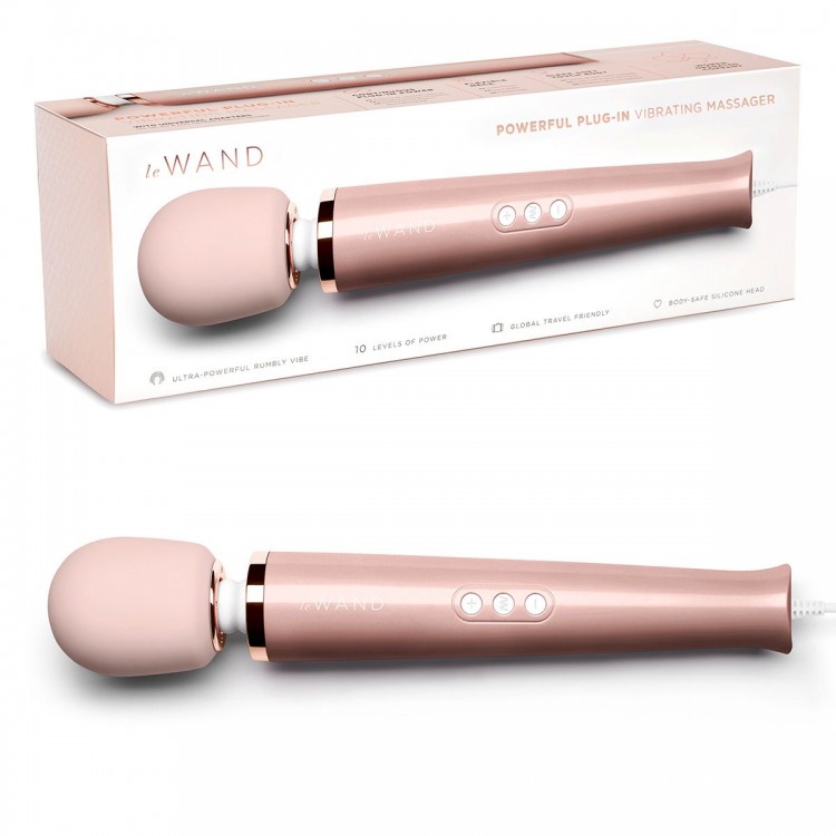 Проводной жезловый вибромассажер Le Wand Powerful Plug-In Vibrating Massger - 34 см.