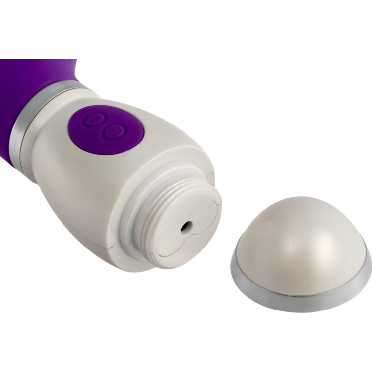 Фиолетовый вибратор-кролик Miss Jessy - 18,5 см. Фиолетовый вибратор-кролик Miss Jessy - 18,5 см.