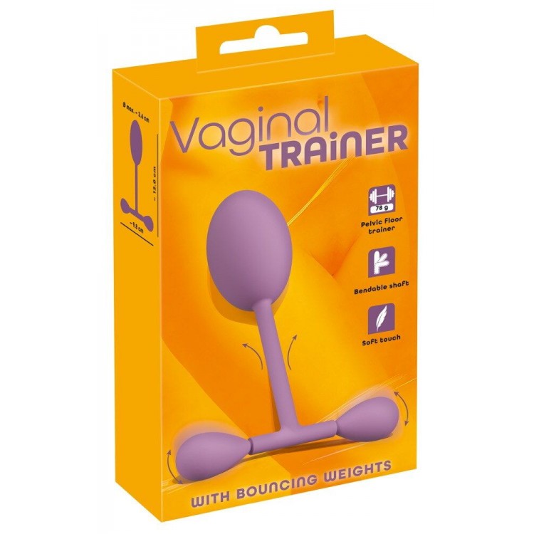 Сиреневый тренажер мыщц тазового дна Vaginal Trainer