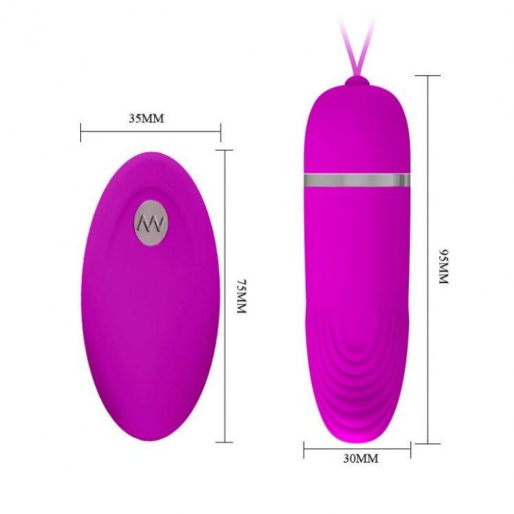 Лиловая вибропуля Deirdre с пультом ДУ Лиловая вибропуля Deirdre с пультом ДУ