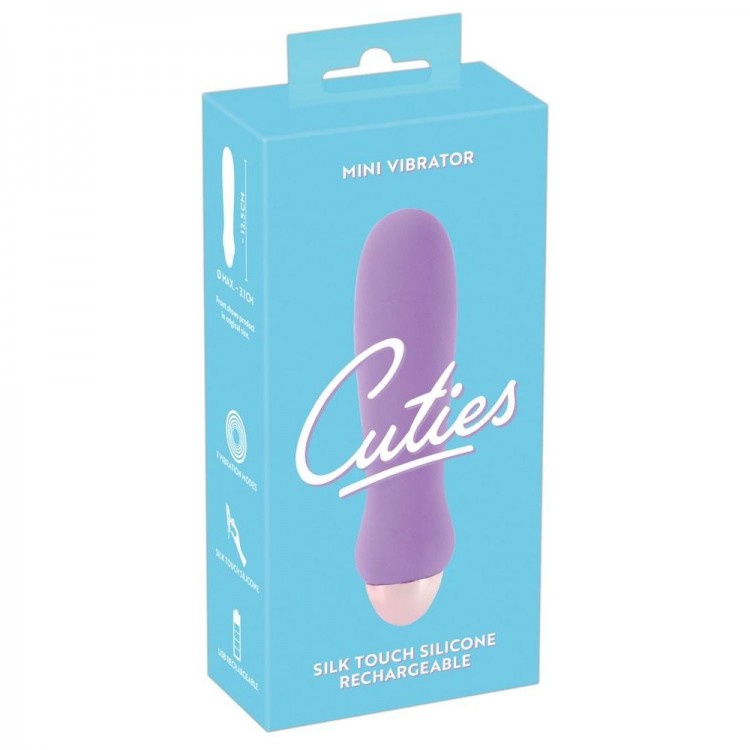 Сиреневый мини-вибратор Cuties Mini - 12,5 см. Сиреневый мини-вибратор Cuties Mini - 12,5 см.