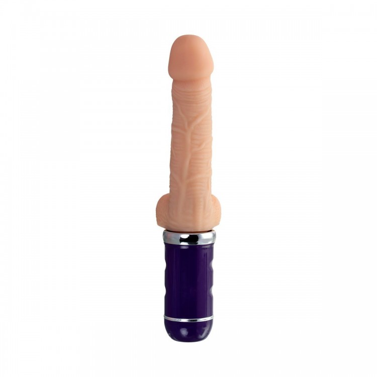 Реалистичный вибратор Ailighter Telescopic Lover 2 - 27,1 см.