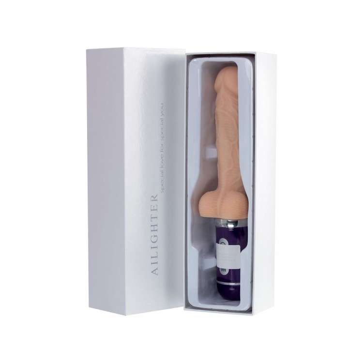 Реалистичный вибратор Ailighter Telescopic Lover 2 - 27,1 см.