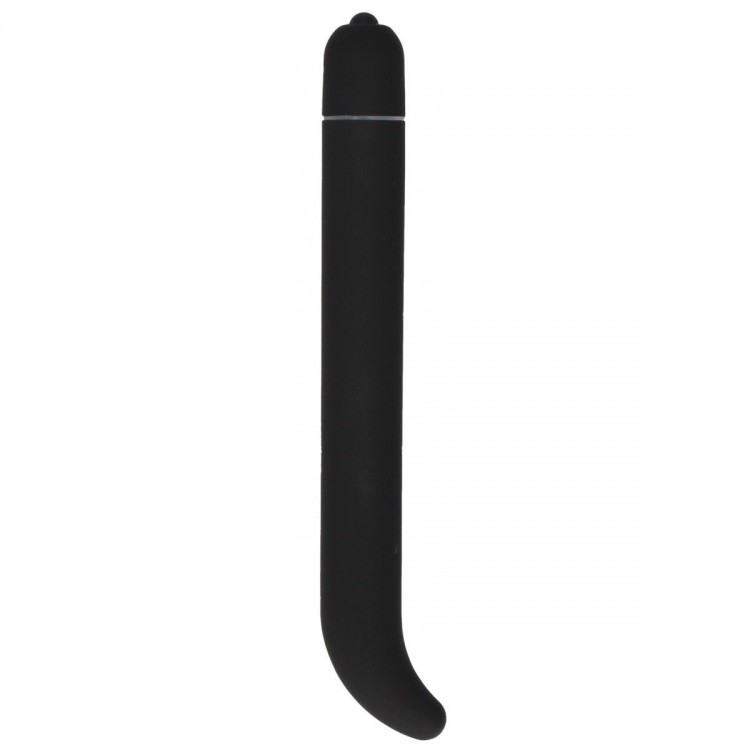 Черный компактный вибростимулятор G-Spot Vibrator - 16 см.