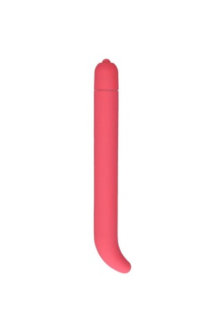 Розовый компактный вибростимулятор G-Spot Vibrator - 16 см.