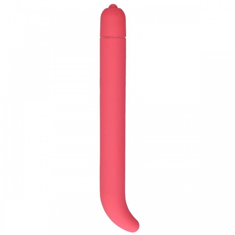 Розовый компактный вибростимулятор G-Spot Vibrator - 16 см.