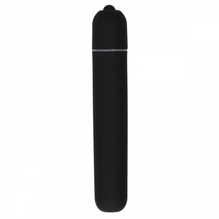 Черная вибропуля Bullet Vibrator Extra Long - 10,5 см.