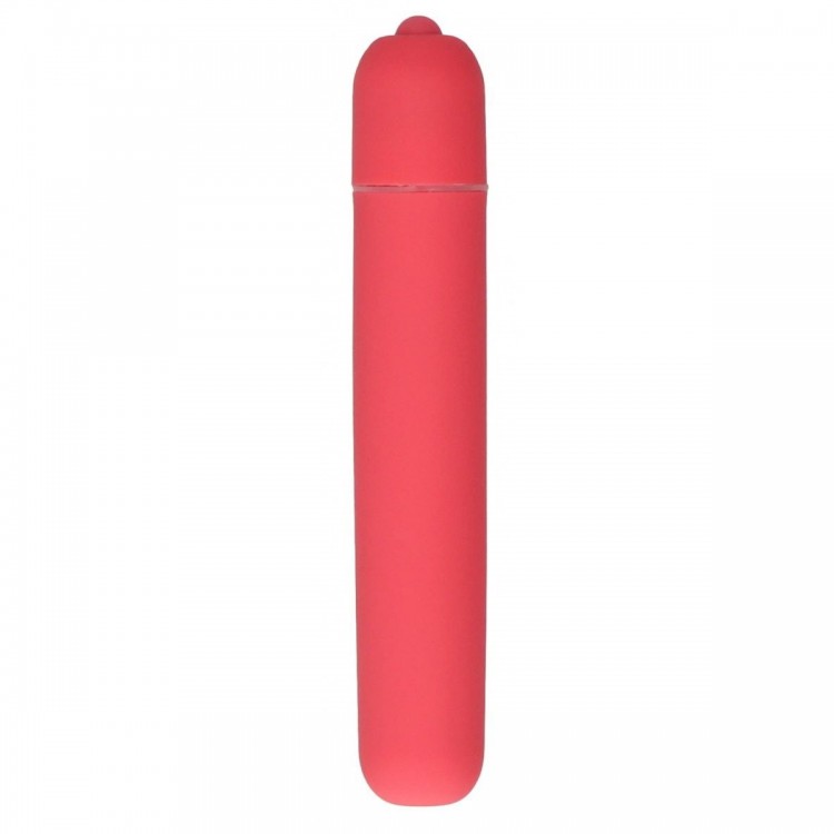 Розовая вибропуля Bullet Vibrator Extra Long - 10,5 см.