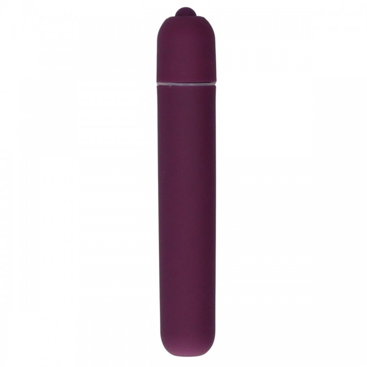 Фиолетовая вибропуля Bullet Vibrator Extra Long - 10,5 см.
