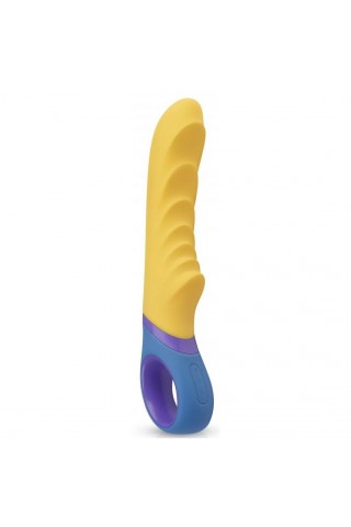 Желтый вибромассажер Tone G-Spot Vibrator - 23 см.