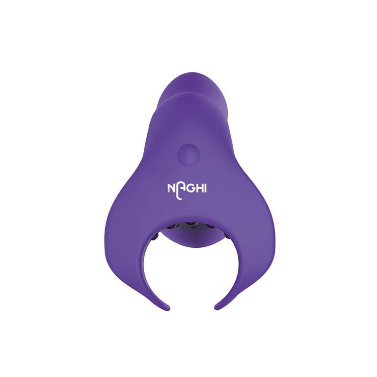 Фиолетовый вибромассажер-насадка N 34 RECHARGEABLE COUPLES VIBE