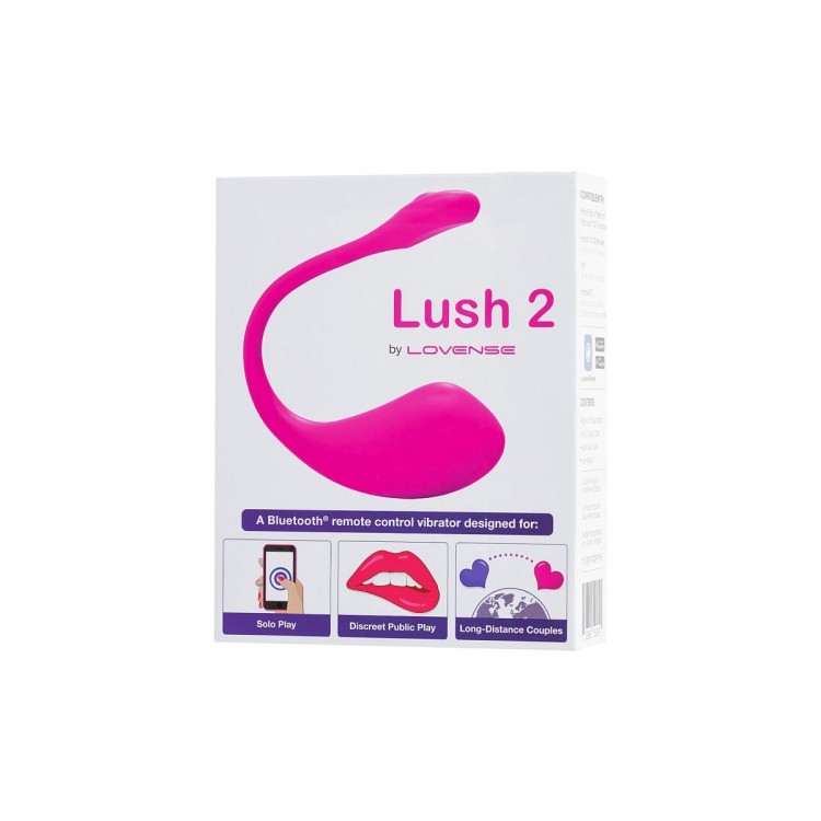 Ярко-розовое виброяйцо Lovense Lush 2