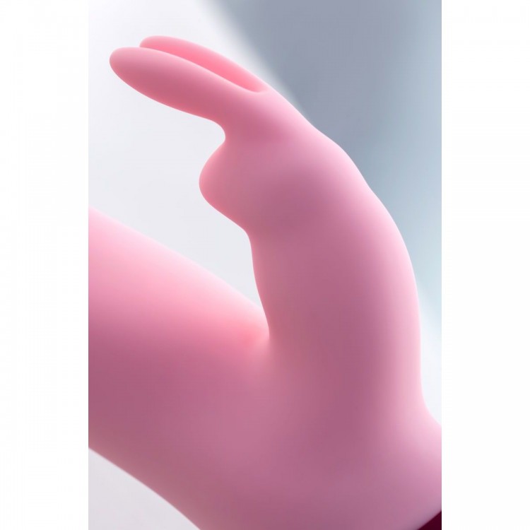 Розовый вибратор-кролик Hello Rabbit - 24,5 см.