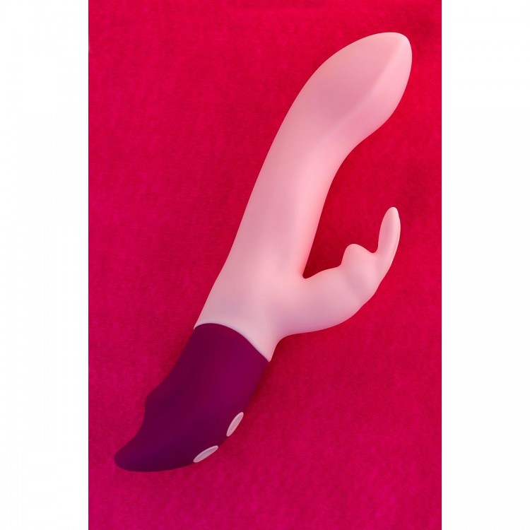 Розовый вибратор-кролик Hello Rabbit - 24,5 см.