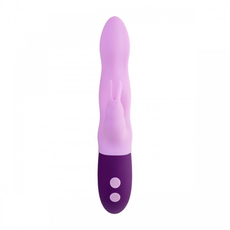 Сиреневый вибратор-кролик Hello Rabbit - 24,5 см.